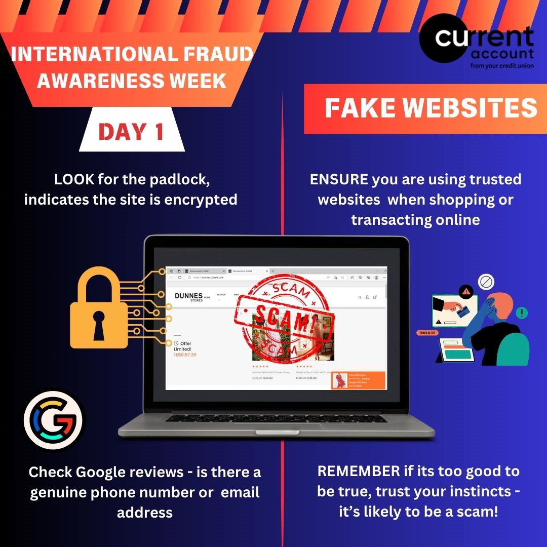 International Fraud Awareness Week: Day One - Fake Websites